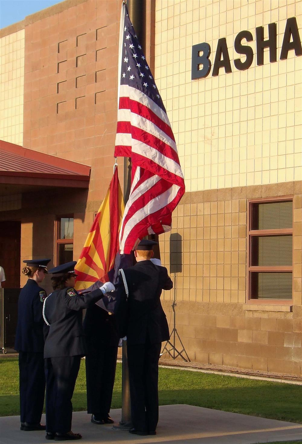 Basha High Flag Raising